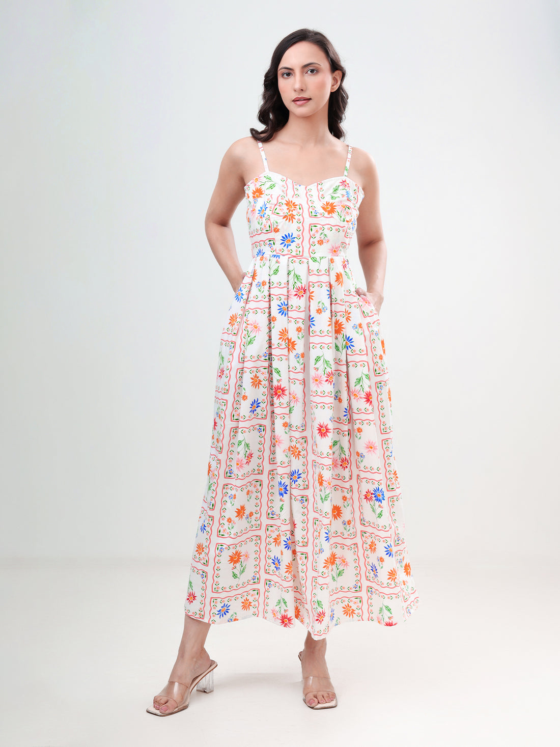 Floral Print Maxi Dress