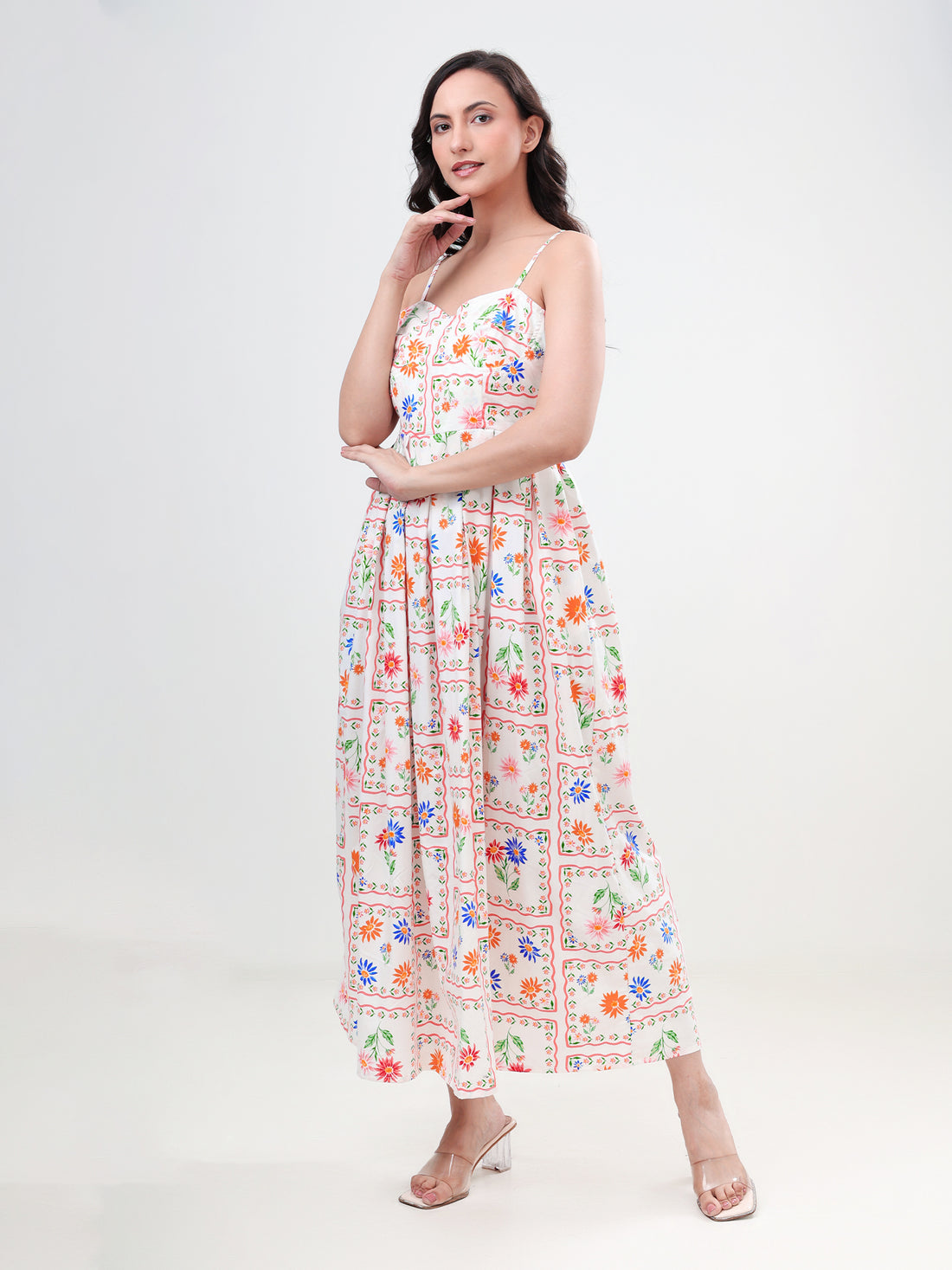 Floral Print Maxi Dress