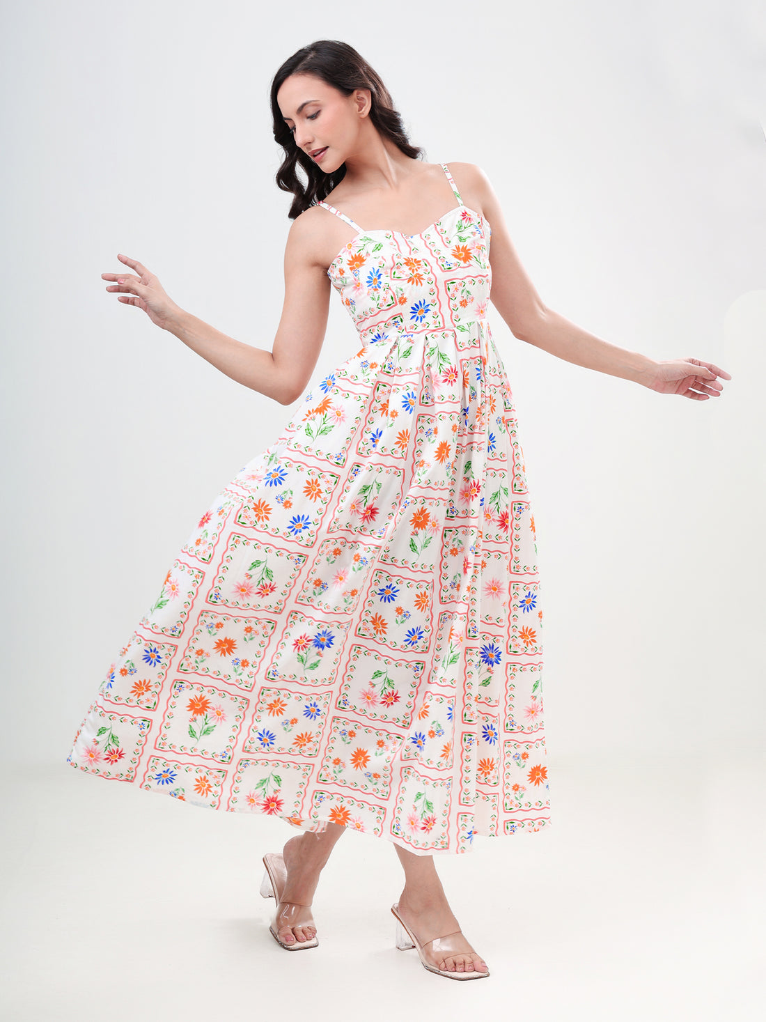 Floral Print Maxi Dress