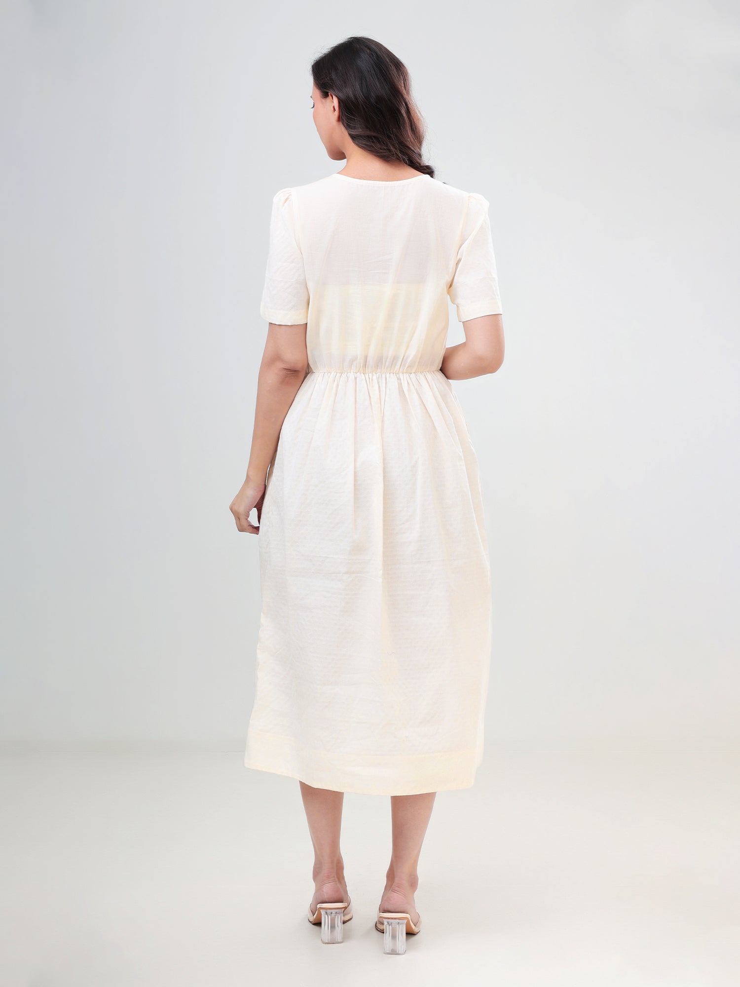 White Midi Dress