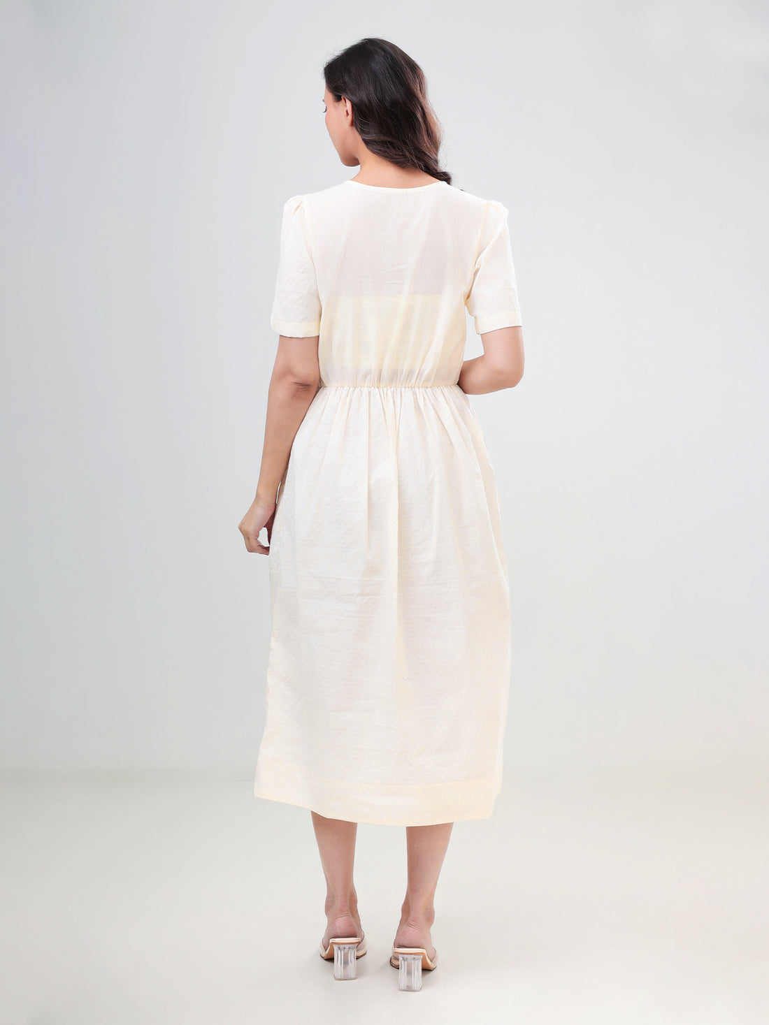 White Midi Dress