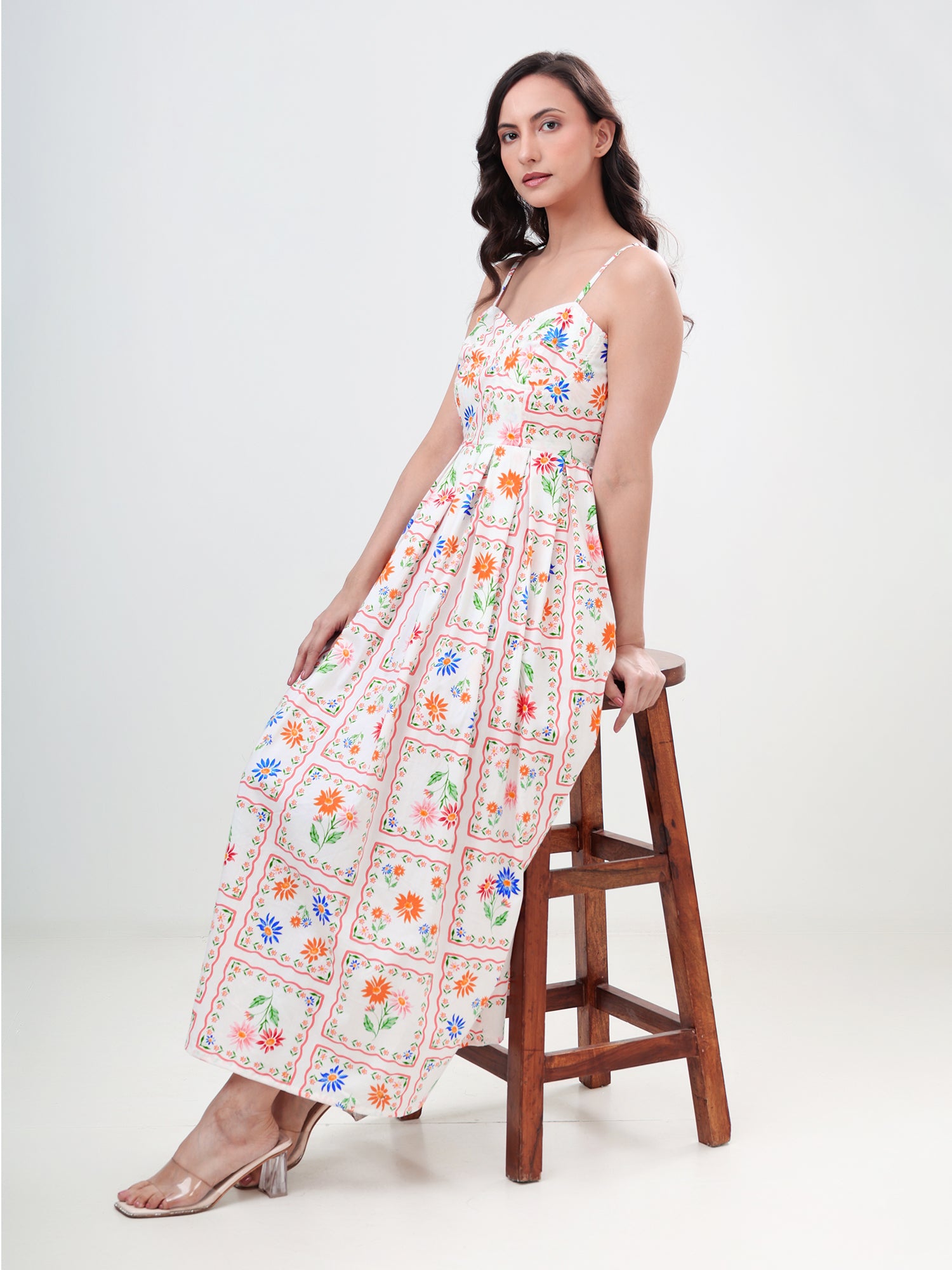 Floral Print Maxi Dress